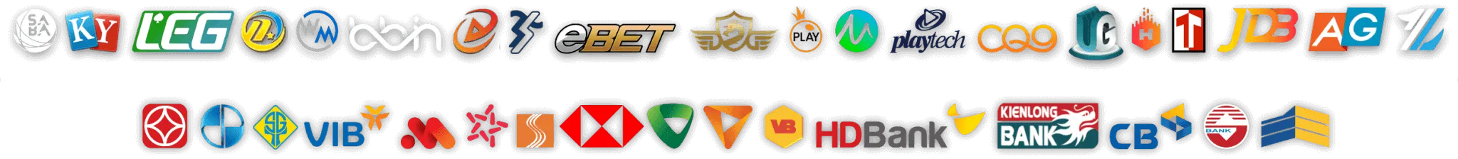 Các đối tác cung cấp trò chơi chính thức với nhà cái FLY88