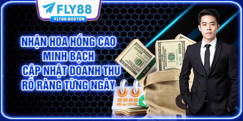 Nhận hoa hồng cao, minh bạch, cập nhật doanh thu rõ ràng từng ngày